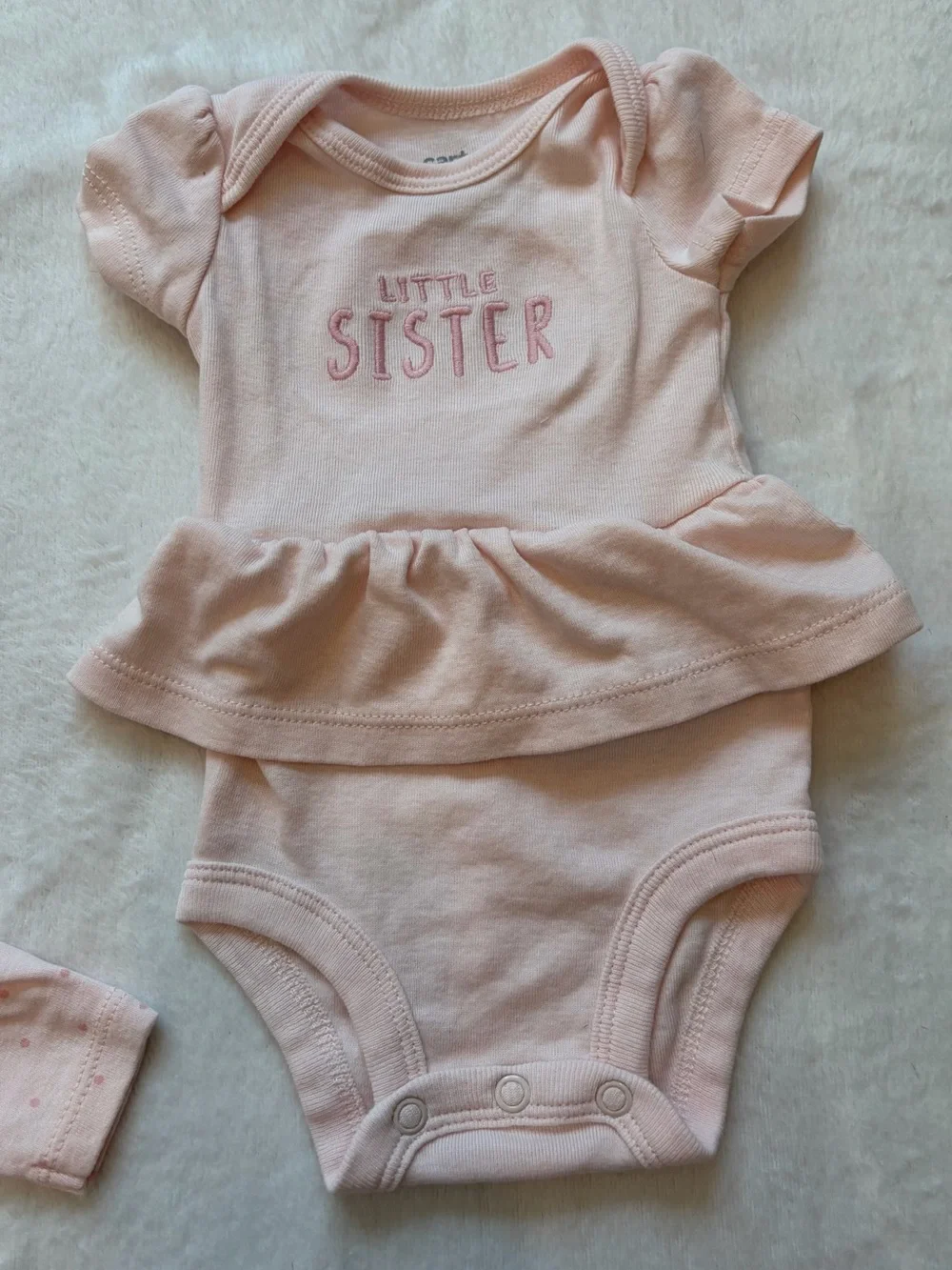 Carter's Light Pink 'Little Sister' Two-Piece Set